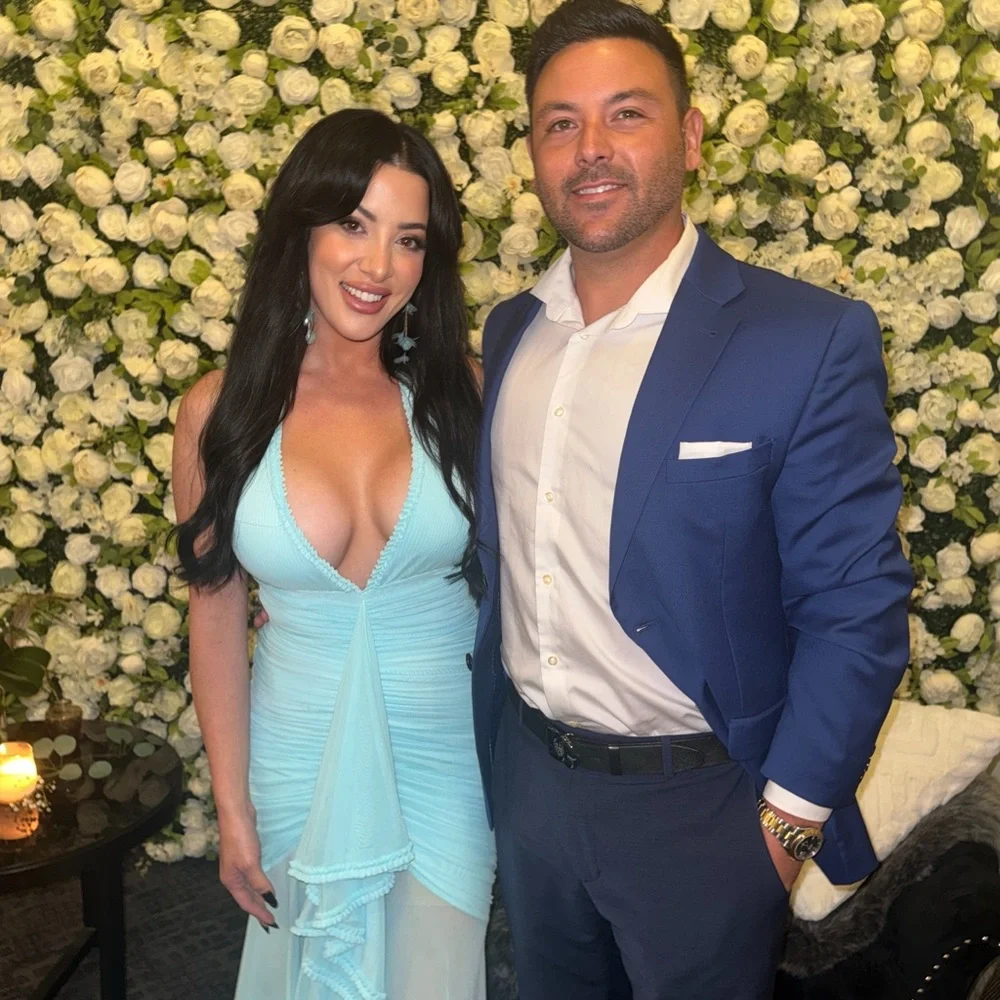 JANESSA MAXI DRESS - AQUA - Picture 4 of 4